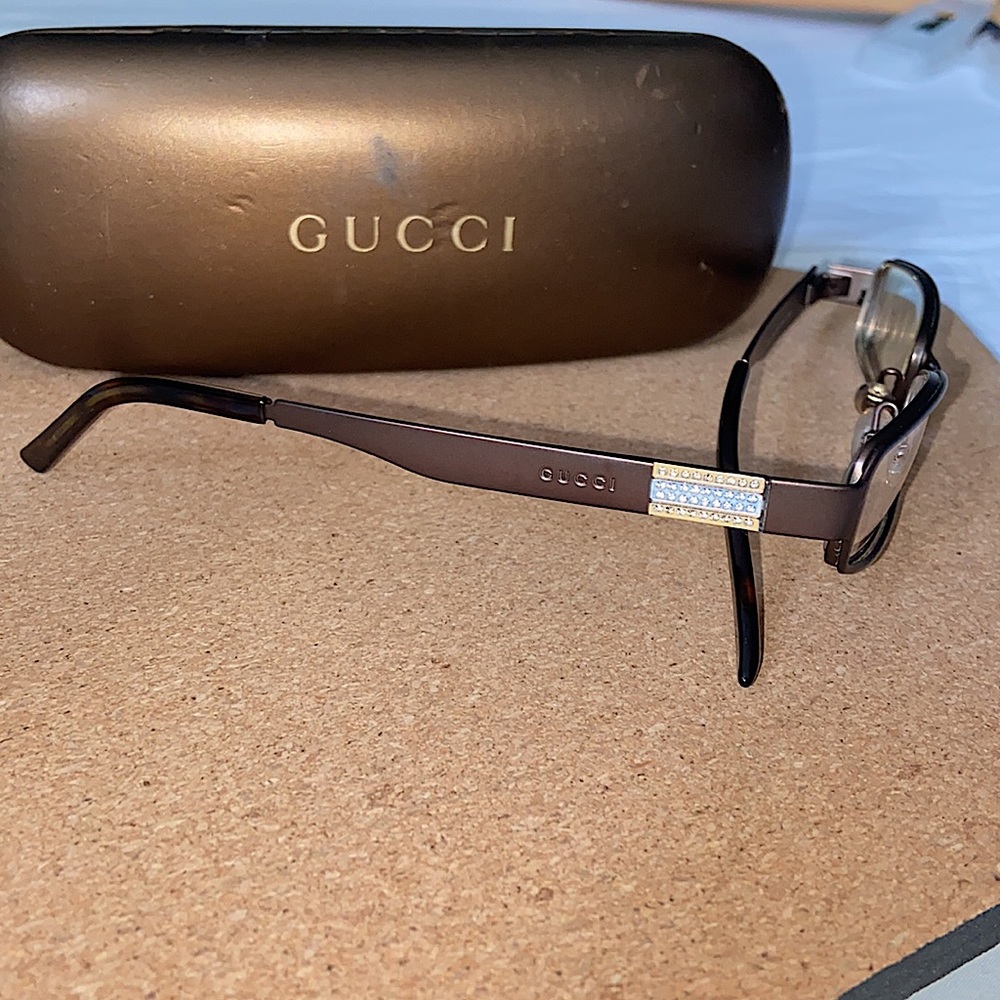Authentic Gucci Rectangle Eyeglass Frames Gg 2769… - image 5